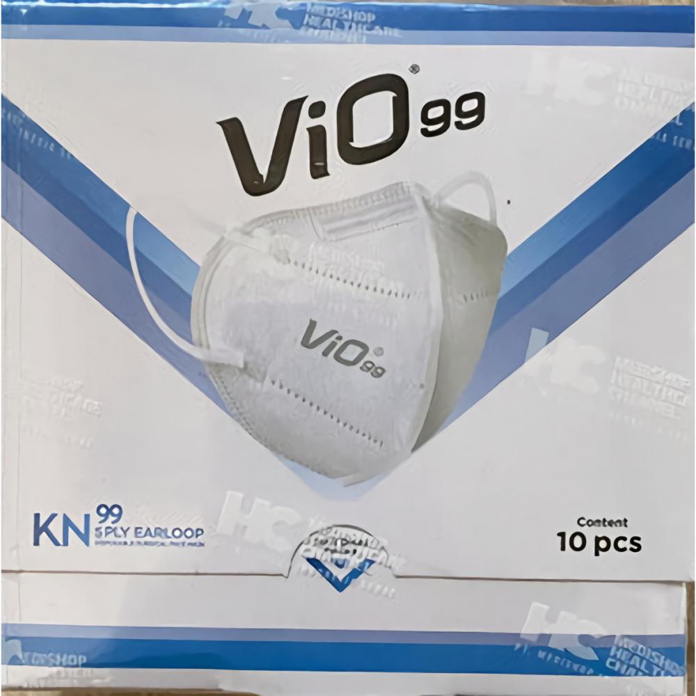 Vio Masker KN99 5 Ply Earloop 10 pcs White