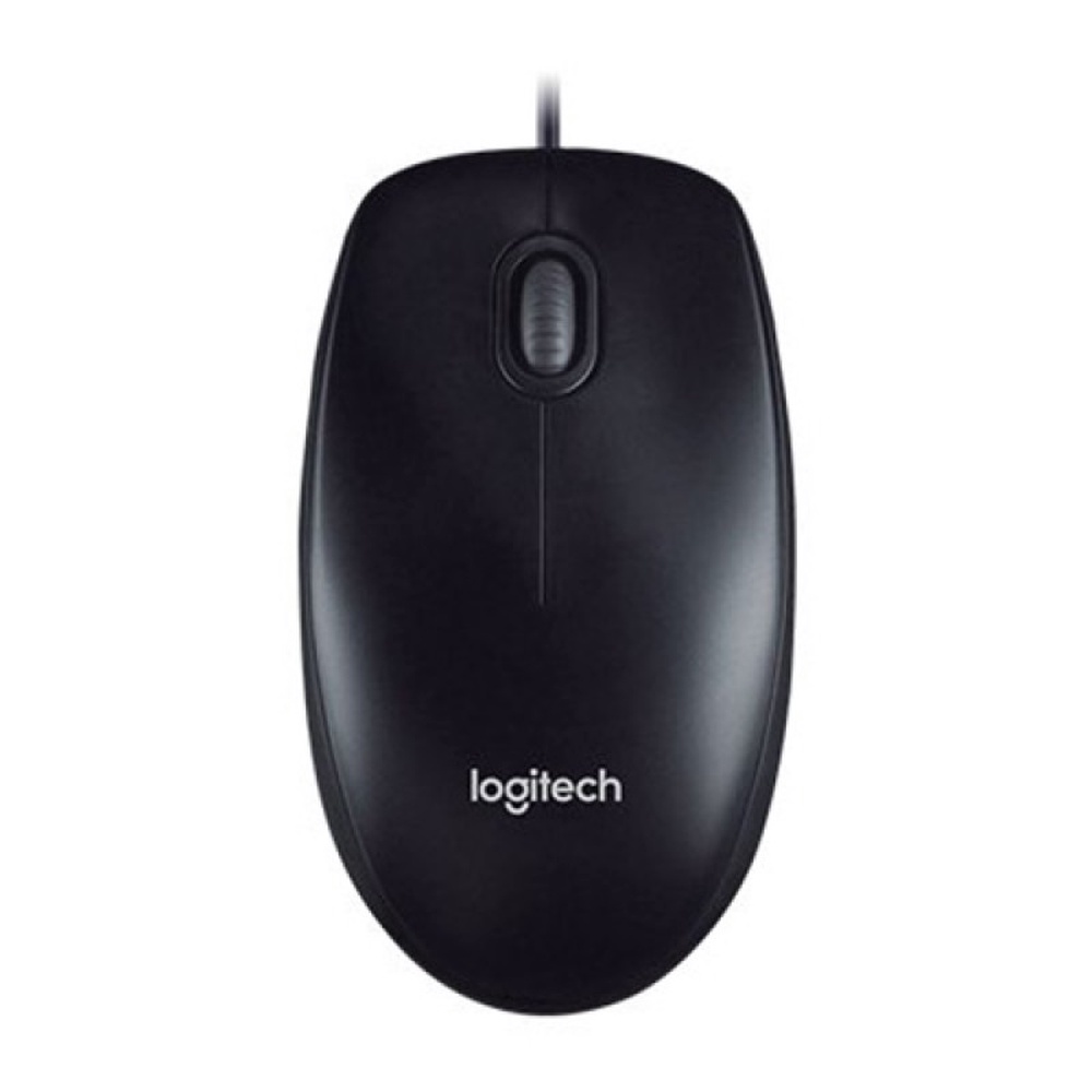 LOGITECH Wired Optical Mouse M100r Arca Clamshell - Black [910-005005]