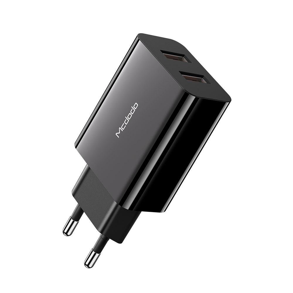 MCDODO CH-8910 QC3.0 Dual USB Port Charger Black