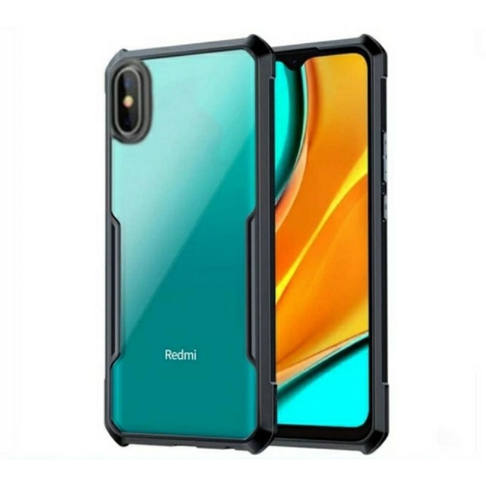 B-SAVE Xiaomi Redmi 9A Soft Case Clear Armor Shockproof Black