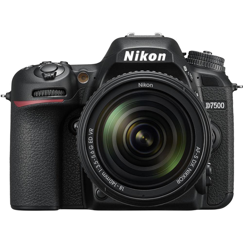 NIKON D7500 DSLR Camera with 18-140mm Lens