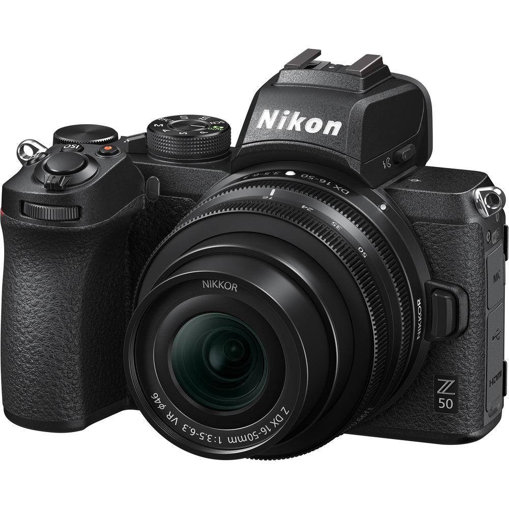 NIKON Z50 Mirrorless Digital Camera with 16-50mm Lens