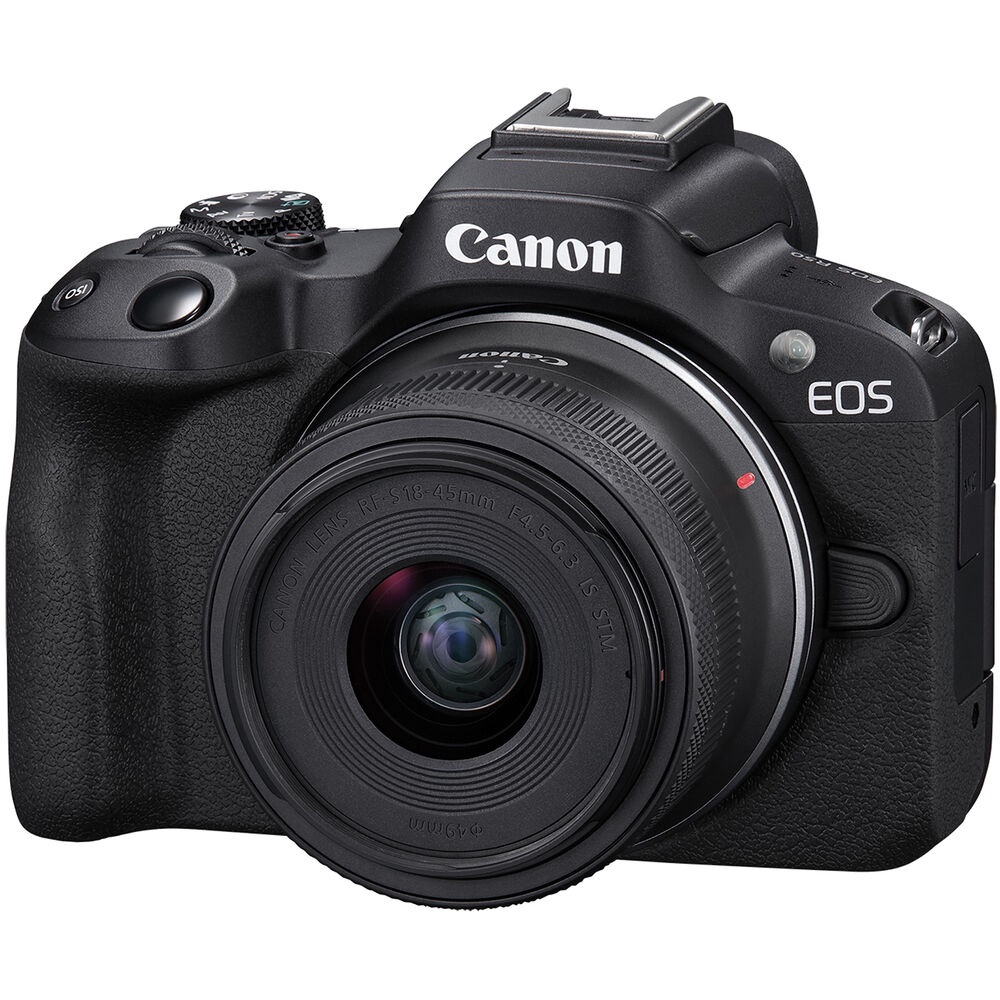 CANON EOS R50 with Lens RF-S 18-45 STM Black