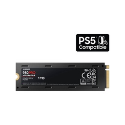 [3340011283] SAMSUNG 980 PRO PCie 4.0 NVMe M.2 with Heatsink SSD 1TB [MZ-V8P1T0CW]