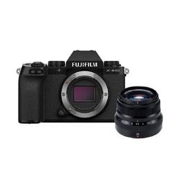 [3338496531] FUJIFILM X-S10 Mirrorless Digital Camera with XF 35mm f/2 R WR Lens