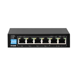 [3337578038] D-LINK Switch Hub Lan 4 Port 10/100Mbps PoE DES-F1006P-E